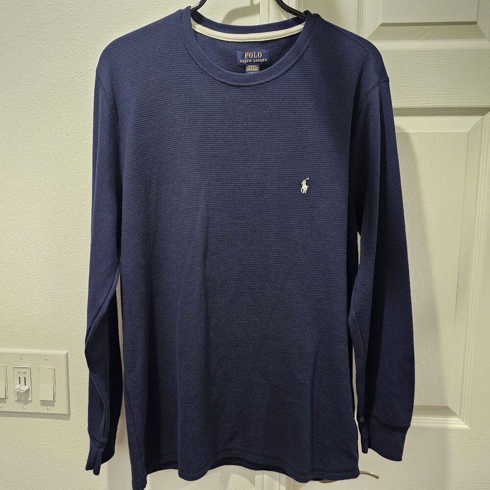 Polo Ralph Lauren Men’s Waffle Knit Thermal Pajama Shirt XL